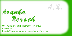 aranka mersch business card